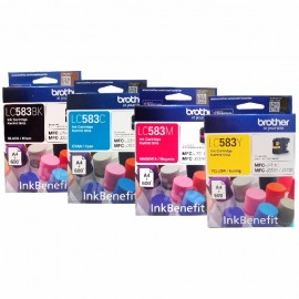 Cartridge Original Brother LC583M LC-583M LC-583 Magenta, Tinta Printer Brother MFC-J2510 MFC-J3520 MFC-J3720