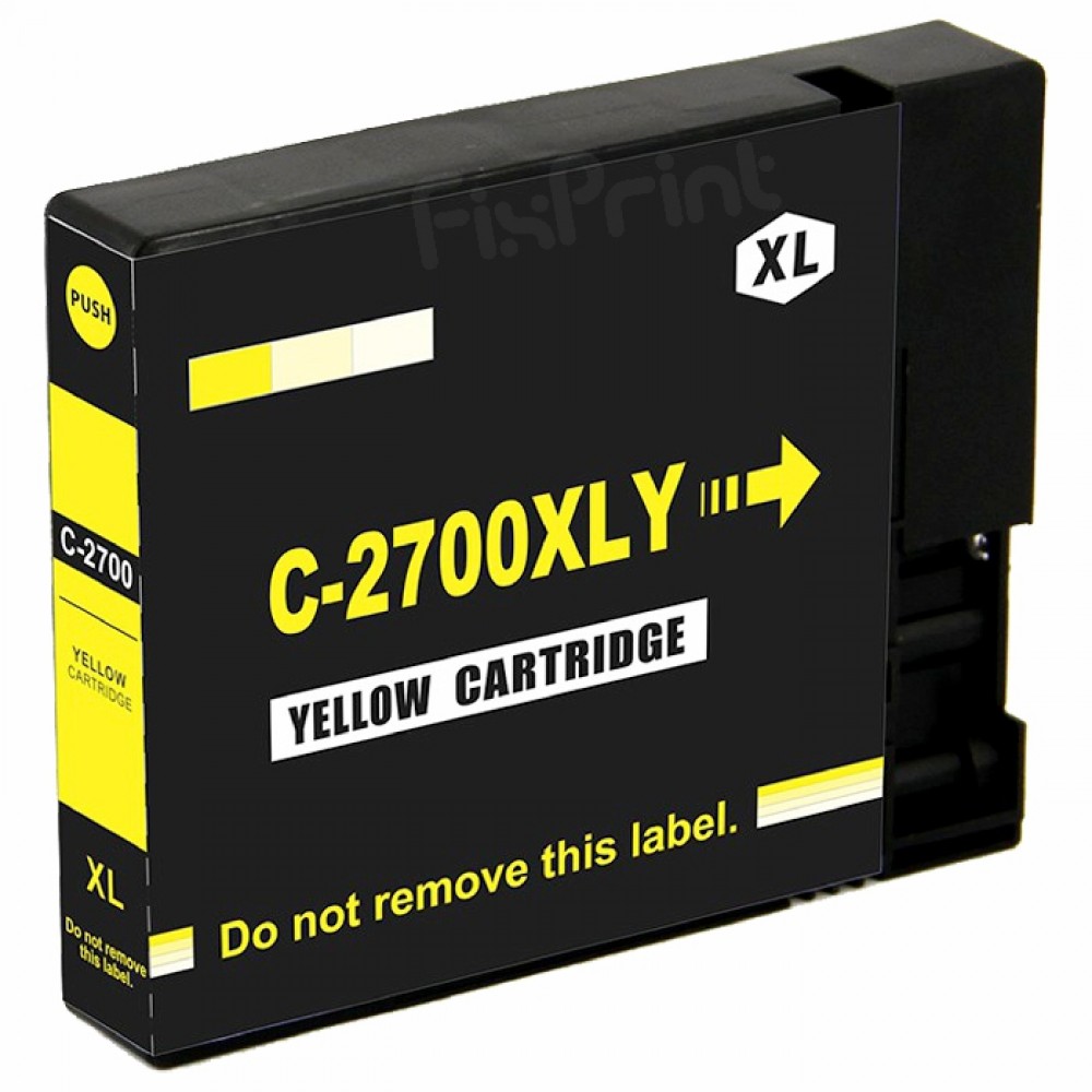 Cartridge Xantri Can PGI2700 XL PGI 2700XL PGI2700XL Yellow, Refill Printer MAXIFY iB4070 iB4170 MB5070 MB5170 MB5370 MB5470 Chip