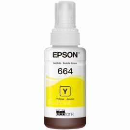 Tinta Refill Epson Original Ori 664 t6644 Yellow 70ml, , Printer L110 L120 L210 L220 L300 L310 L350 L355 L360 L365 L380 L405 L455 L485 L550 L555 L565 L100 L200